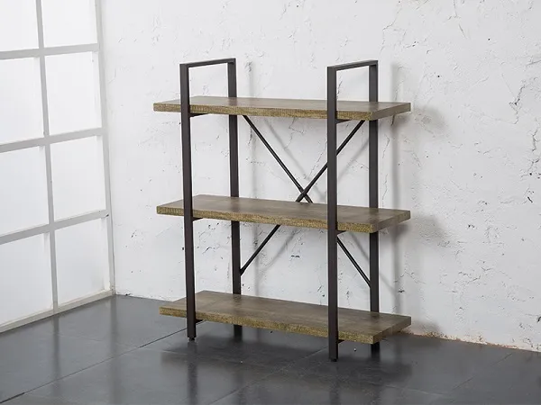 3 Tier Bookcases/3 Tier Metal Bookshelf