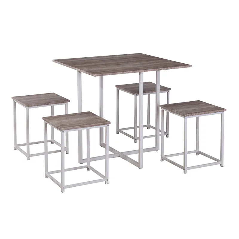4 Person Square Dining Table Set