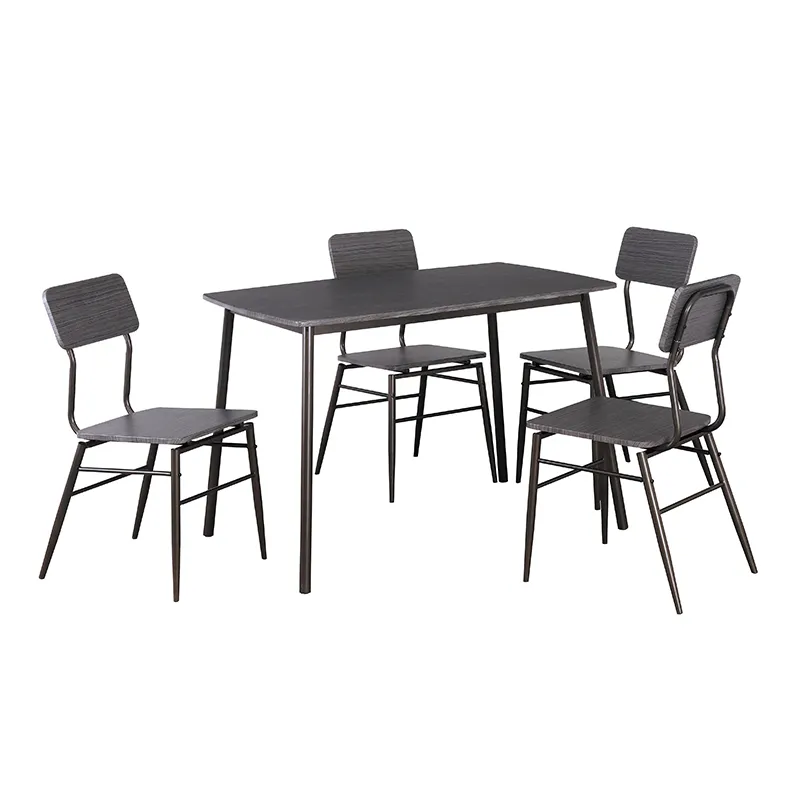 4 Seater Black Dining Table