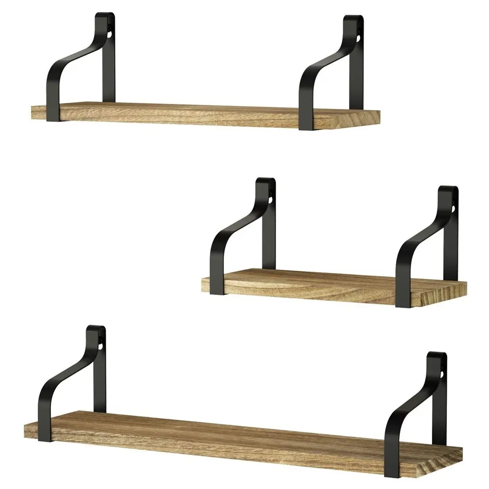 Single Wooden Wall Shelf